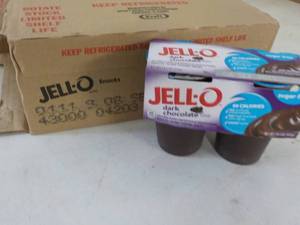 6 ct. 4 packs Jello Dark Chocolate ...
