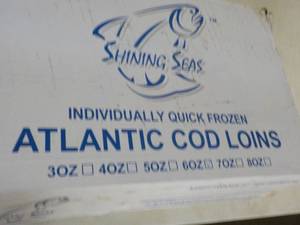 10 lb. Frozen Box Atlantic Cod Lion...