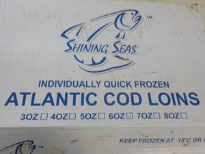 10 lb. Frozen Box Atlantic Cod Lion...