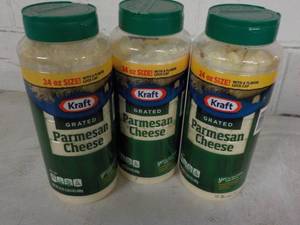 3 ct. Kraft Grated Parmesan Cheese ...