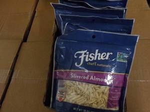 7 ct. Fisher Slivered Almonds 10 oz...