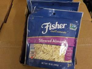 7 ct. Fisher Slivered Almonds 10 oz...