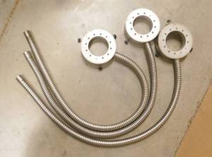 lot 33 image: 3 Fiber Light Rings - tested and working