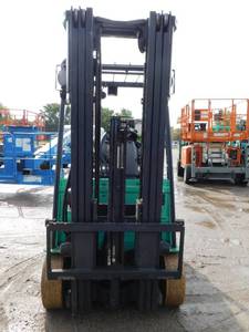 lot 12 image: 2017 Mitsubishi FB18PNT 36 Volt Electric Forklift