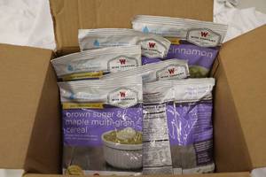 lot 12 image: Emergency Food - 6 Cereal packages