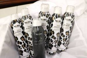 lot 13 image: Tweaked Haircare NEW  5-Bye-Bye Frizz Flexible Finishing Mist, 1 -2XL Fiber Life Dry Volumizing Spray