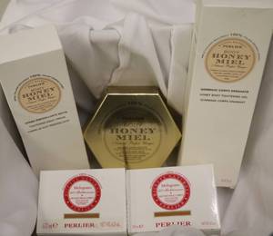 lot 26 image: PERLIER Body Creams - (5) packaging appears to be unopened