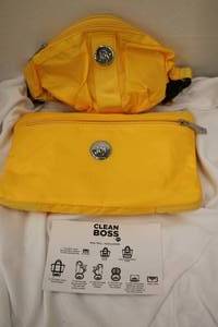 lot 59 image: JOY MANGANO CleanBoss Expandable Pop Tote With Bonus Fanny Pack