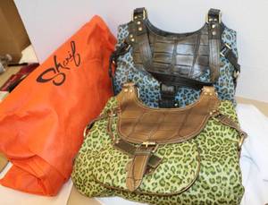lot 80 image: SHARIF Studio VINTAGE (late 90s)  Designer Hobo Purses  (2) NEW