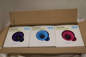 lot 89 image: POPSOME Airtight Hygienic Dispenser (3 Pack) - for nuts, M&Ms