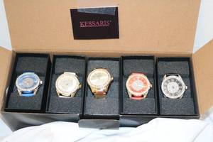 lot 95 image: KESSARIS Fashion Watches - 5 New in individual gift boxes