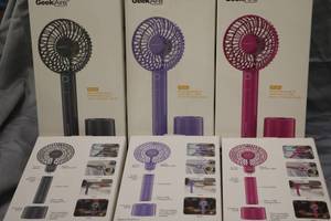 lot 114 image: Geek Aire Rechargable Personal Fan - (6)