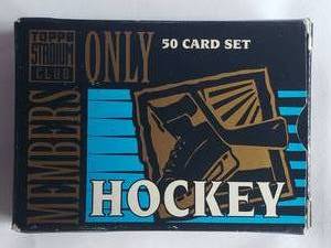 lot 24 image: 1994 50 Card Hockey Set Topps Stadium Club Members Only