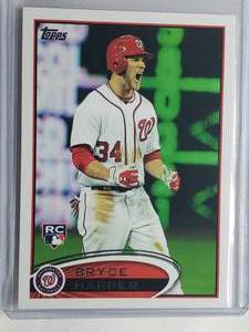 lot 31 image: Bryce Harper Rookie 2012 Topps No. 661
