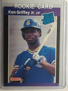 lot 50 image: Ken Griffey Jr. Rated Rookie Donruss 89 No. 33