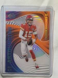 lot 73 image: Patrick Mahomes 2020 Panini Illusions Astounding No. A11