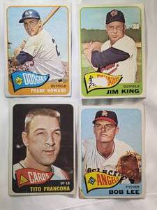 lot 75 image: Lot of 20 1965 Topps MLB