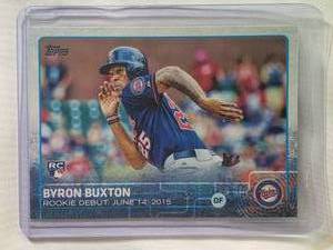 lot 89 image: Byron Buxton Rookie Debut 2015 Topps Update Series US136