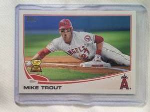 lot 90 image: Mike Trout Rookie Cup 2013 Topps No. 27