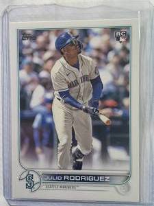 lot 93 image: Julio Rodriguez Rookie 2022 Topps US44 Update Series