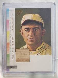 lot 97 image: Frankie Frisch Hall of Famer 2003 Topps Gallery Relic ARTifact No. AR FF