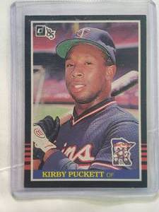 lot 98 image: Kirby Puckett Rookie Donruss 85 No. 438