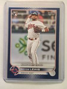 lot 105 image: Royce Lewis Rookie Blue 2022 Topps US149 Update Series