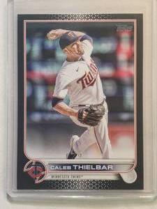 lot 109 image: Caleb Thielbar 2022 Topps US191 Update Series Black SP Numbered 1171