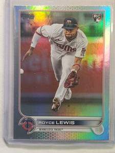 lot 112 image: Royce Lewis Rookie 2022 Topps US105 Update Series Foil