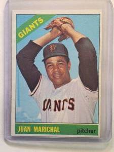 lot 117 image: Juan Marichal 1966 Topps No. 420