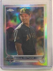lot 119 image: Shohei Ohtani 2022 Topps Chrome All Star Game Refractor No. ASGC-16 Uptdate Series