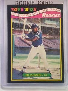 lot 124 image: Bo Jackson Rookie 1987 Toys R Us Rookies No. 13 of 33