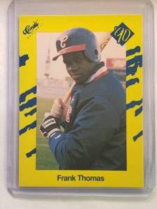 lot 126 image: Frank Thomas Rookie 90 Classic Baseball No. T93