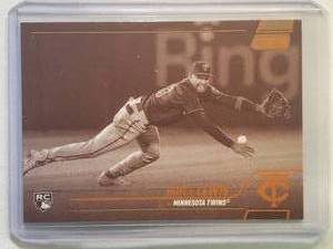 lot 131 image: Royce Lewis Rookie Sepia 2022 Topps No. 57