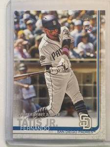 lot 141 image: Fernando Tatis Jr. Rookie 2019 Topps No. US56 Uptdate Series