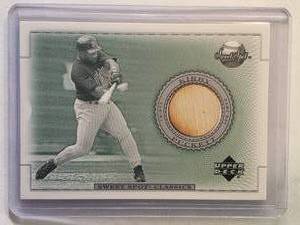 lot 144 image: Kirby Puckett 2002 Upper Deck Sweet Spot Relic No. B-KP