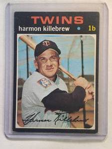 lot 171 image: Harmon Killebrew 1971 Topps No. 550