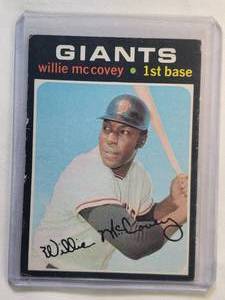 lot 173 image: Willie McCovey 1971 Topps No. 50