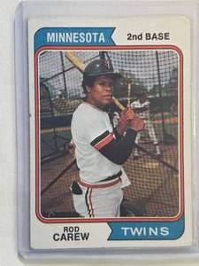 lot 174 image: Rod Carew 1974 Topps No. 50