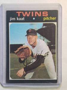 lot 175 image: Jim Kaat 1971 Topps No. 245