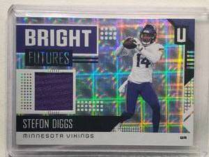 lot 190 image: Stefon Diggs 2018 Panini Unparalleled Bright Futures Relic No. BF-SD