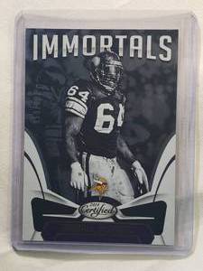 lot 194 image: Randall McDaniel 2018 Panini Certified Immortals No. 123, Numbered 950999