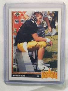 lot 205 image: Bref Farve Star Rookie 1991 Upper Deck No. 13