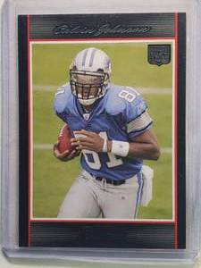 lot 206 image: Calvin Johnson Rookie 2007 Topps No. 145