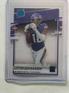 lot 208 image: Justin Jefferson Rated Rookie Panini Chronicles No. RR-JUJ
