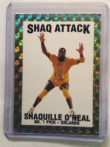 lot 209 image: Shaquille ONeal Rookie All Star Sports Cards Shaq Attack Numbered 510710,000
