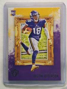lot 214 image: Justin Jefferson Rookie 2020 Panini Chronicles Gridiron No. GK13