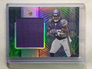 lot 215 image: Alexander Mattison Rookie Panini Illusions Instant Impact Jumbo Patch No. IA-AM