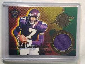 lot 223 image: Randall Cunningham 2000 Pacific Trading Authentic Relic No. 2