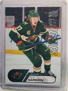lot 228 image: Kirill Kaprizov Rookie 2020-21 Upper Deck Rookies No. 25